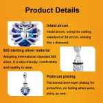 S925 Sterling Silber Herzförmiger Gedenkbox Anhänger Perlenschmuck – Bild 4