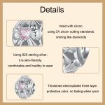 S925 Sterling Silber Platinierte Girly Sweet Bow DIY Perlen – Bild 5