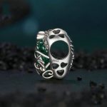 S925 Sterling Silber Oxidierte Retro Spezielle Herz-förmigen – Bild 3