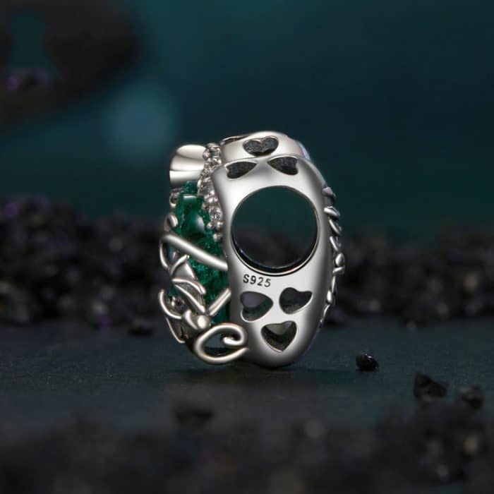 S925 Sterling Silber Oxidierte Retro Spezielle Herz-förmigen – Bild 3