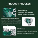 S925 Sterling Silber Oxidierte Retro Spezielle Herz-förmigen – Bild 4