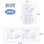 2 stücke Kommunion Party Deutsch Kerze Lampe Schatten Dekoration, A, B, C, D, E, F, G, H, I, J – Bild 3