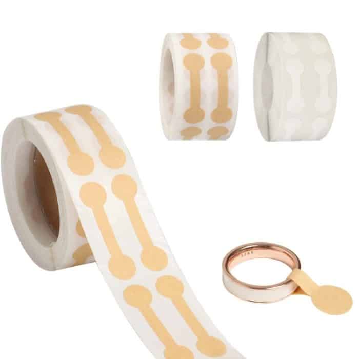 2 Stück Schmuckpreis-Dekorationsaufkleber aus natürlichem Kraftpapier – Bild 2