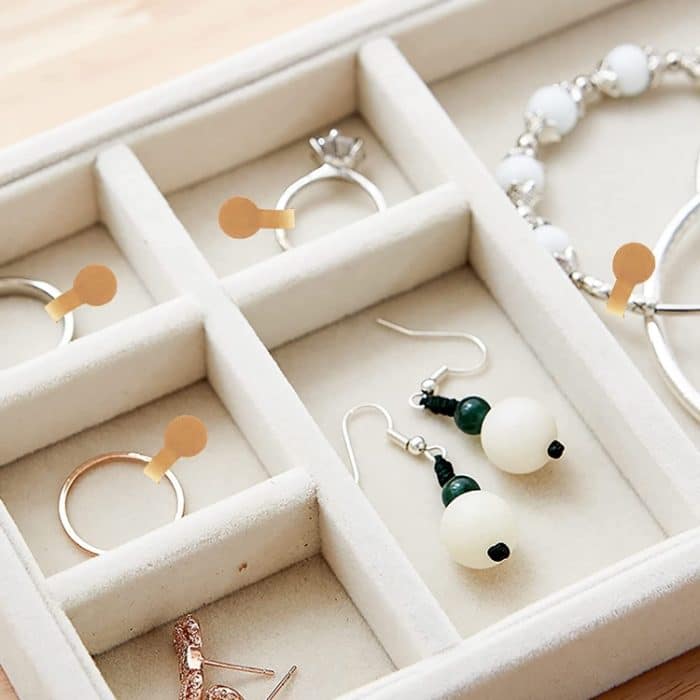 2 Stück Schmuckpreis-Dekorationsaufkleber aus natürlichem Kraftpapier – Bild 5