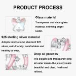 S925 Sterling Silber Fantasie Schmetterling Perlen – Bild 3