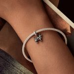 S925 Sterling Silber vergoldet süße Border Collie Anhänger Armband Perlen – Bild 6