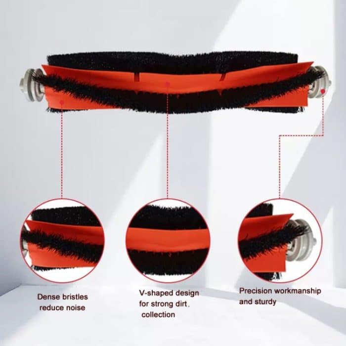 Für Dreame X30 / X30 Pro Roboter-Staubsauger-Ersatzteile, Rubber Brush, 2pcs Side Brush, Roller Brush, 2pcs Rag, 2pcs Filter, 2pcs Dust Bag, Cutting Roller Brush – Bild 3