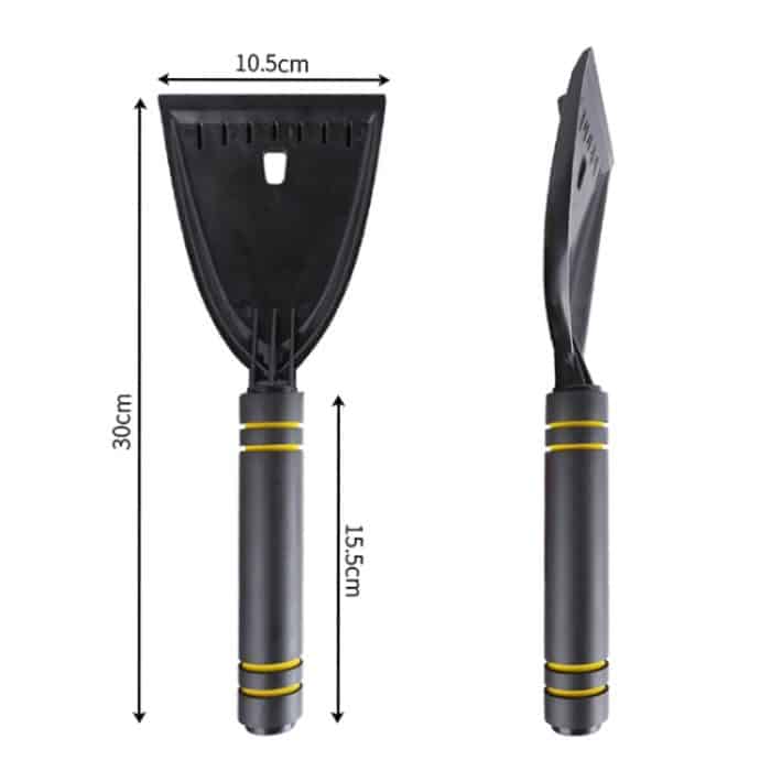 Auto-Schneeräumschaufel, multifunktionales Winter-Schneeräumwerkzeug, Windschutzscheiben-Abtau-Enteisungsschaufel – Bild 4