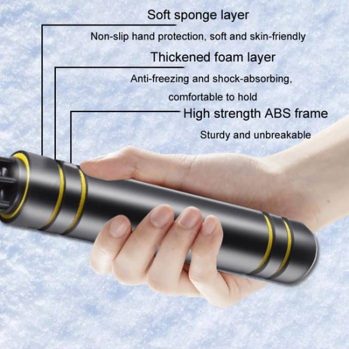 Auto-Schneeräumschaufel, multifunktionales Winter-Schneeräumwerkzeug, Windschutzscheiben-Abtau-Enteisungsschaufel – Bild 6