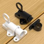 Solide Aluminiumlegierung Flugzeugform Feder Automatischer Rückprallriegel – Bild 2