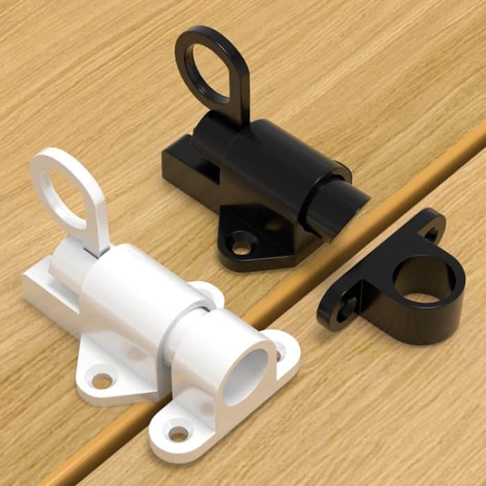 Solide Aluminiumlegierung Flugzeugform Feder Automatischer Rückprallriegel – Bild 2