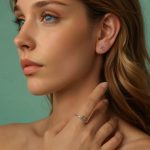 Oxidierte sechszackige Sternohrringe aus S925 Sterlingsilber – Bild 4