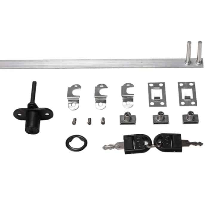 TBD0605463201.jpg Home-Office-Schreibtischschublade Triple Connect Aktenschrankschloss, Front Black, Side Black, Front White, Side White – Bild 1