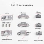 Home-Office-Schreibtischschublade Triple Connect Aktenschrankschloss, Front Black, Side Black, Front White, Side White – Bild 3