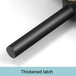 Home-Office-Schreibtischschublade Triple Connect Aktenschrankschloss, Front Black, Side Black, Front White, Side White – Bild 6