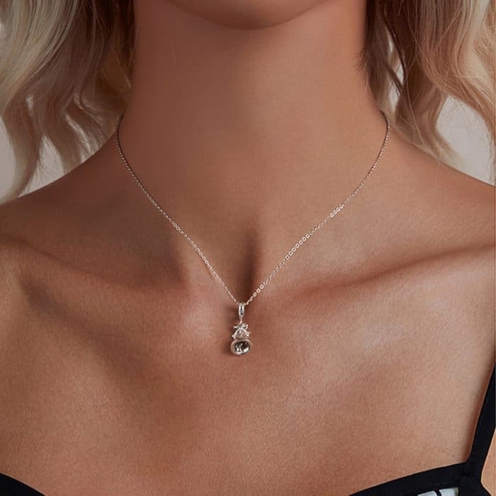 S925 Sterling Silber Bogen Glocke Armband Anhänger Festival Schmuck Perlen – Bild 7