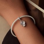 S925 Sterling Silber Winter Schneeflocke Kristall Ball Anhänger Exquisite Schmuck Perlen – Bild 6