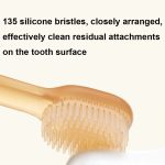 Babymilchzahnbürste aus lebensmittelechtem Silikon + Zungenbürste für die Mundreinigung von Kindern, Beige, Pink, Blue, Green – Bild 4
