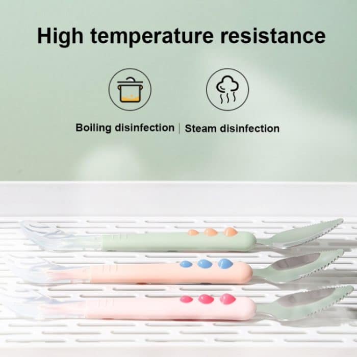 Multifunktions-Doppelkopf-Babynahrungslöffel Babygeschirr Obstschaberlöffel – Bild 6