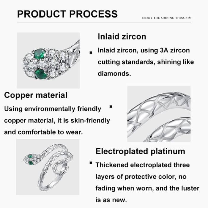 Vintage Schlangengewickelter Kupfer Verstellbarer offener Ring – Bild 4