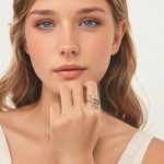 Vintage Schlangengewickelter Kupfer Verstellbarer offener Ring – Bild 7