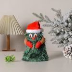 Lustiger rotierender elektrischer Weihnachtsbaum, tanzende und singende Weihnachtsmann-Puppe, Small, Medium, Large