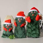Lustiger rotierender elektrischer Weihnachtsbaum, tanzende und singende Weihnachtsmann-Puppe, Small, Medium, Large – Bild 2