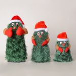 Lustiger rotierender elektrischer Weihnachtsbaum, tanzende und singende Weihnachtsmann-Puppe, Small, Medium, Large – Bild 5