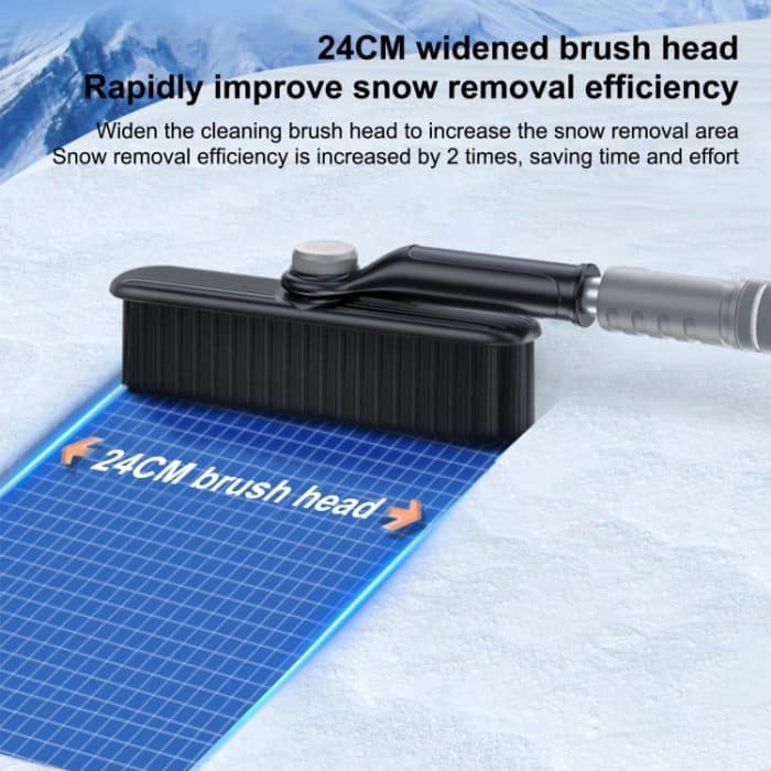 Multifunktionale Auto-Enteisungs-Schneeschaufel, Black Boxed, White Boxed – Bild 2