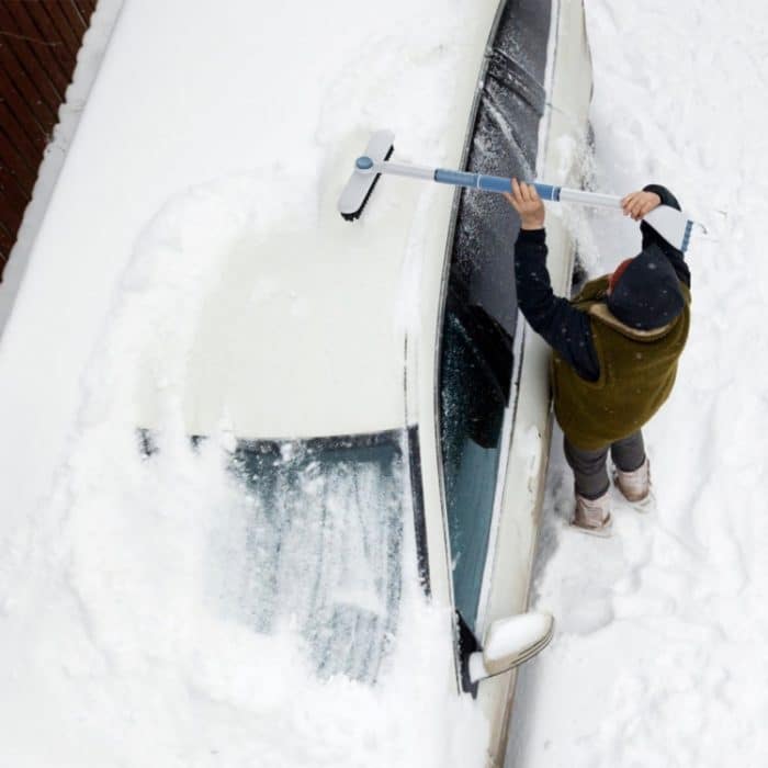 Multifunktionale Auto-Enteisungs-Schneeschaufel, Black Boxed, White Boxed – Bild 10