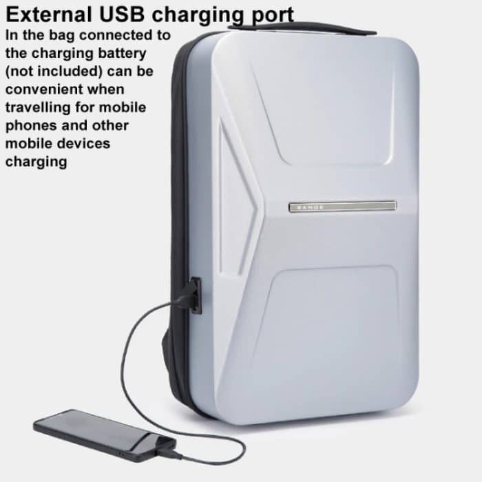 BANGE BG-3005 Hartschalen-Rucksack für Herren, Laptop, personalisierbar, Umhängetasche, BG-3005 – Bild 8