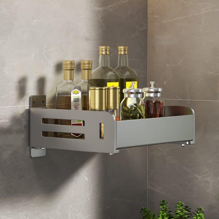 TBD0605579601.jpg An der Wand befestigter Küchengewürzständer aus Kohlenstoffstahl für Badezimmer, Lagerregal, Handtuchhalter, 20cm, 30cm, 40cm, 50cm, 60cm, 20cm With Hooks, 30cm With Hooks, 40cm With Hooks, 50cm With Hooks, 60cm With Hooks – Bild 1