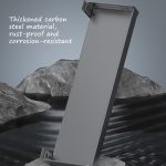 An der Wand befestigter Küchengewürzständer aus Kohlenstoffstahl für Badezimmer, Lagerregal, Handtuchhalter, 20cm, 30cm, 40cm, 50cm, 60cm, 20cm With Hooks, 30cm With Hooks, 40cm With Hooks, 50cm With Hooks, 60cm With Hooks – Bild 3