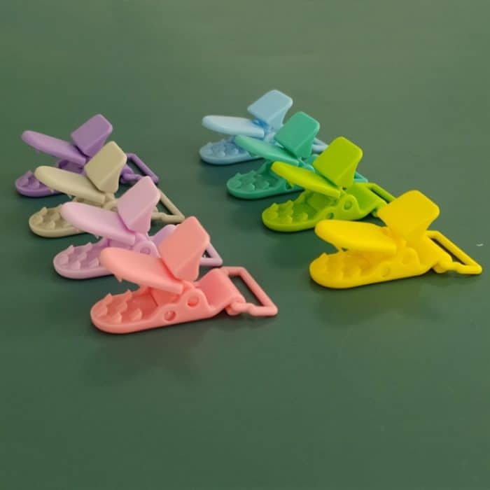 10 stücke Baby Schnuller Anti-drop Kette Clips Cartoon Krokodil Clips Schnuller Schellen – Bild 3