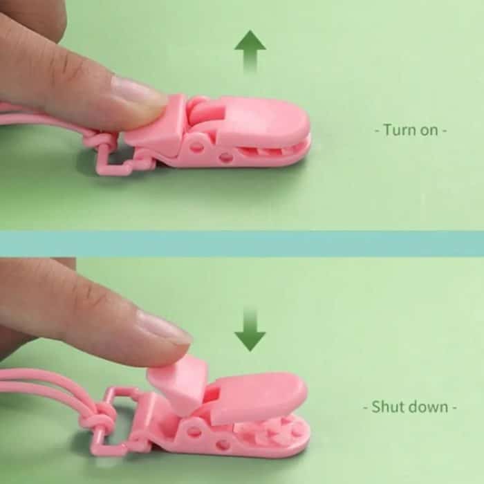 10 stücke Baby Schnuller Anti-drop Kette Clips Cartoon Krokodil Clips Schnuller Schellen – Bild 8