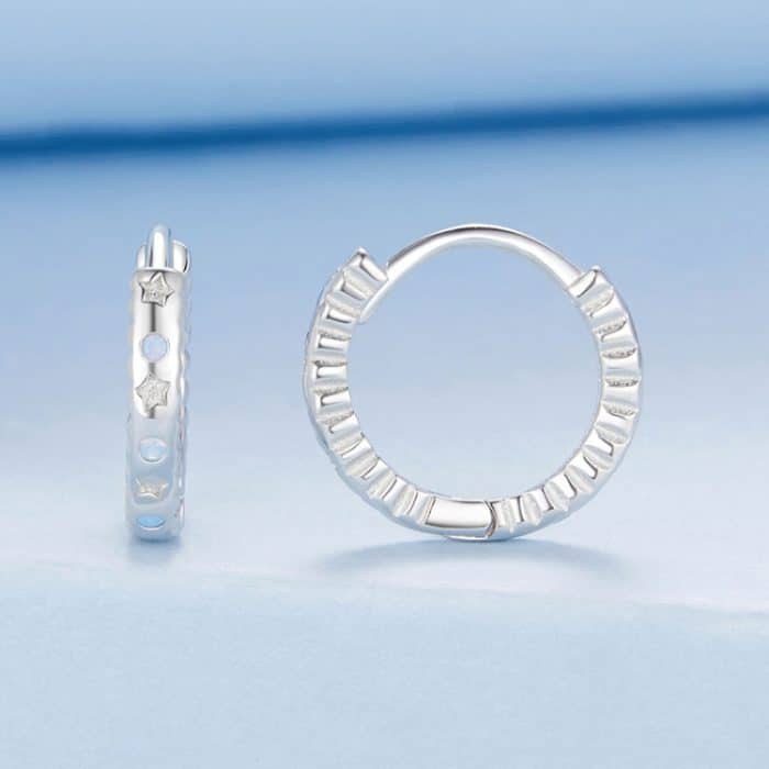 S925 Sterling Silber mit platinierten Fantasy Oopal Ohrringen – Bild 3