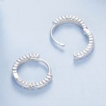 S925 Sterling Silber mit platinierten Fantasy Oopal Ohrringen – Bild 4