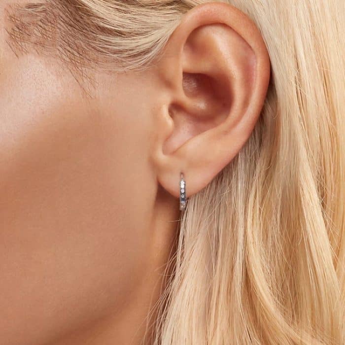 S925 Sterling Silber mit platinierten Fantasy Oopal Ohrringen – Bild 6