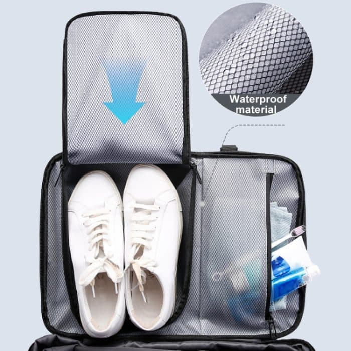 BANGE BG-1909-8 Vakuum-Kompressions-Rucksack, lässige Computertasche, große Kapazität, wiegbare Business-Reisetasche, BG-1909-8 – Bild 13