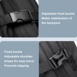 BANGE BG-1909-8 Vakuum-Kompressions-Rucksack, lässige Computertasche, große Kapazität, wiegbare Business-Reisetasche, BG-1909-8 – Bild 10