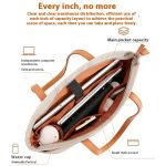 BANGE BG-6803 Damen-Pendler-Tragetasche, digitale Laptop-Tasche, Handtasche mit großem Fassungsvermögen – Bild 3