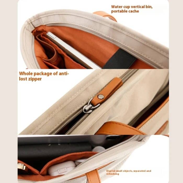 BANGE BG-6803 Damen-Pendler-Tragetasche, digitale Laptop-Tasche, Handtasche mit großem Fassungsvermögen – Bild 7