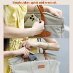 BANGE BG-6803 Damen-Pendler-Tragetasche, digitale Laptop-Tasche, Handtasche mit großem Fassungsvermögen – Bild 8