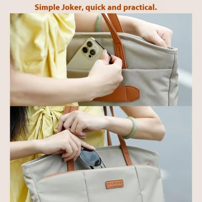 BANGE BG-6803 Damen-Pendler-Tragetasche, digitale Laptop-Tasche, Handtasche mit großem Fassungsvermögen – Bild 8