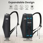 BANGE BG-2956 Erweiterbare Hartschalen-Computertasche Herren Business-Rucksack, BG-2956 – Bild 4