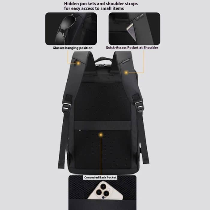 BANGE BG-3029 Große Kapazität Sport Reise Umhängetasche Nass Trocken Trennung Leichte Computer Tasche, BG-3029 – Bild 6