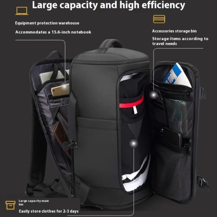 BANGE BG-3029 Große Kapazität Sport Reise Umhängetasche Nass Trocken Trennung Leichte Computer Tasche, BG-3029 – Bild 7