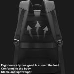 BANGE BG-8013 Herren Business-Rucksack Pendler-Laptop-Umhängetasche – Bild 11