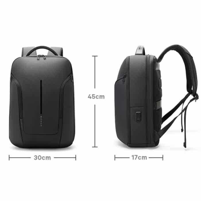 BANGE BG-8013 Herren Business-Rucksack Pendler-Laptop-Umhängetasche – Bild 3