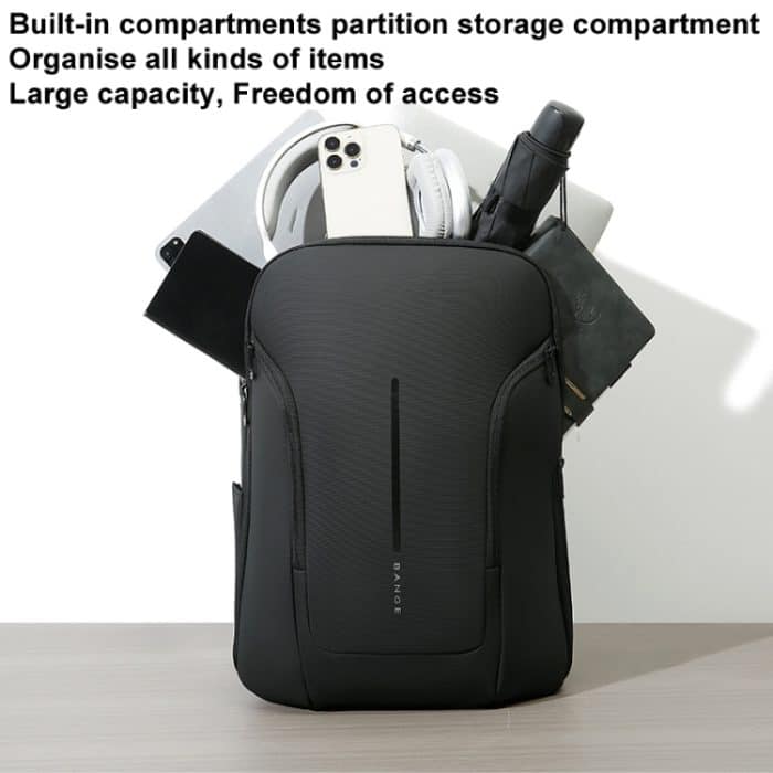 BANGE BG-8013 Herren Business-Rucksack Pendler-Laptop-Umhängetasche – Bild 5